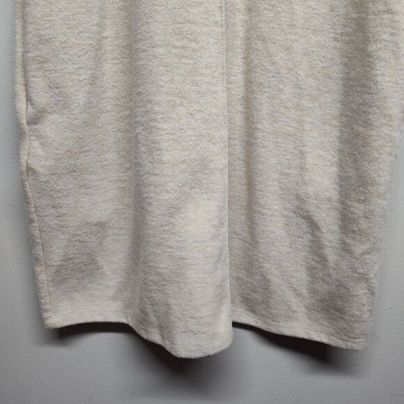 Steve Madden Sweater Mini Dress Women Size S Cream Short Sleeve Preppy Casual - Picture 5 of 9